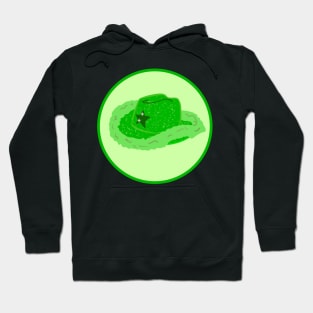 Green cowgirl hat Hoodie